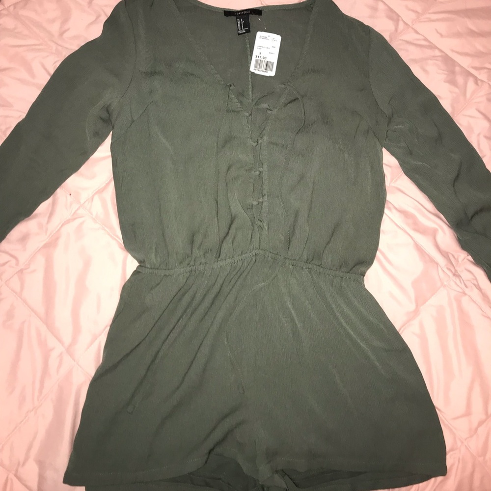 Olive Romper